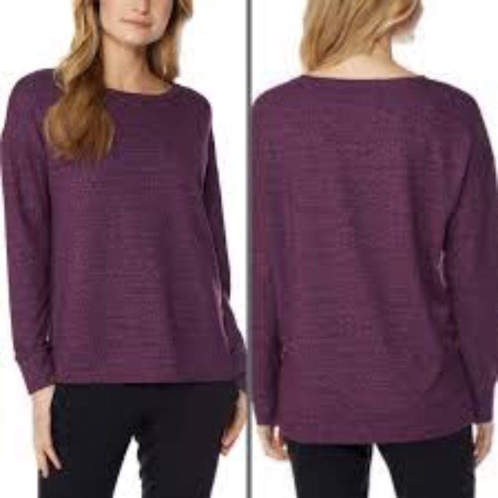 32 Degrees Heat Crew Neck Fleece Pullover  XL L ME